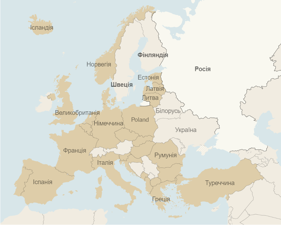 Фінляндія та Швеція розглядають можливість вступу до НАТО