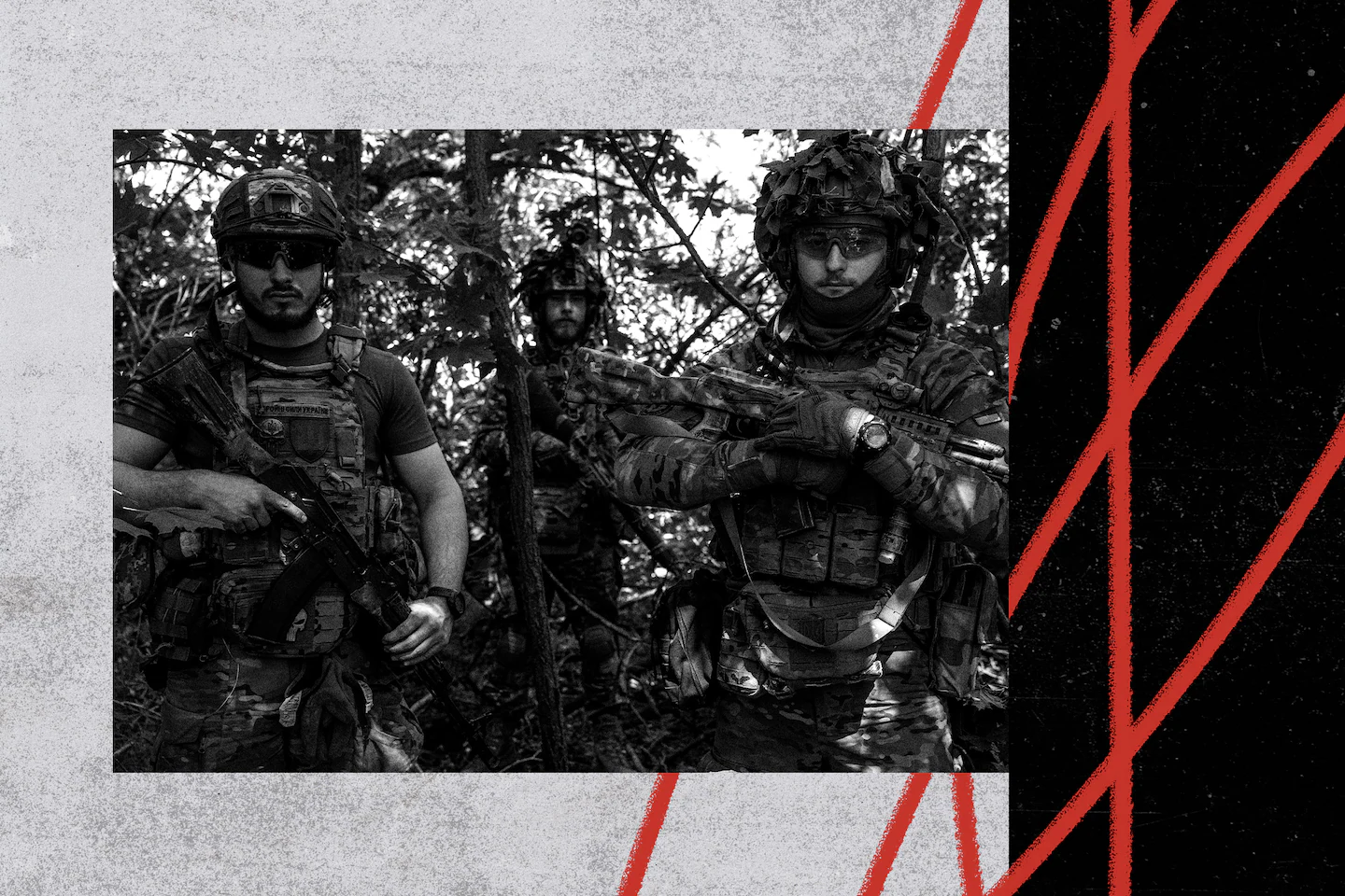 Військовослужбовці 47-ї окремої механізованої бригади в невідомому місці в Україні 17 травня, невдовзі після повернення з навчань під керівництвом США в Німеччині.