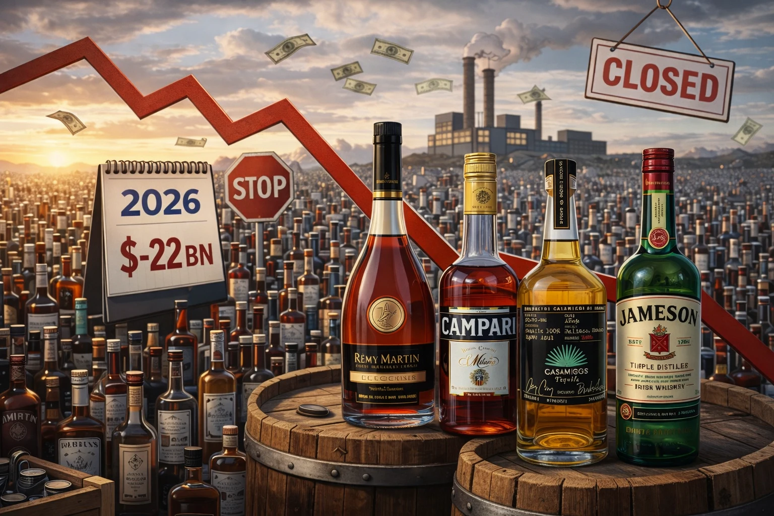 Алкогольний надлишок: як світові бренди застрягли з віскі на $22 млрд