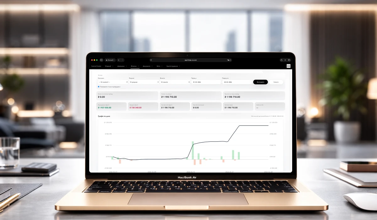 Фінансові дані без Excel: як FinDay OS зводить бізнес до єдиного екрану