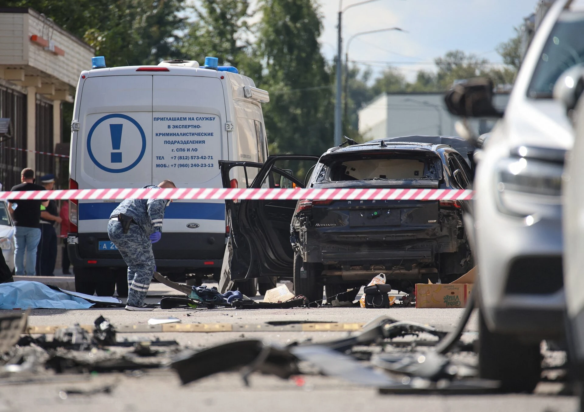 Вибух автомобіля в Санкт-Петербурзі: загинув російський військовий, слідство перевіряє версію замаху